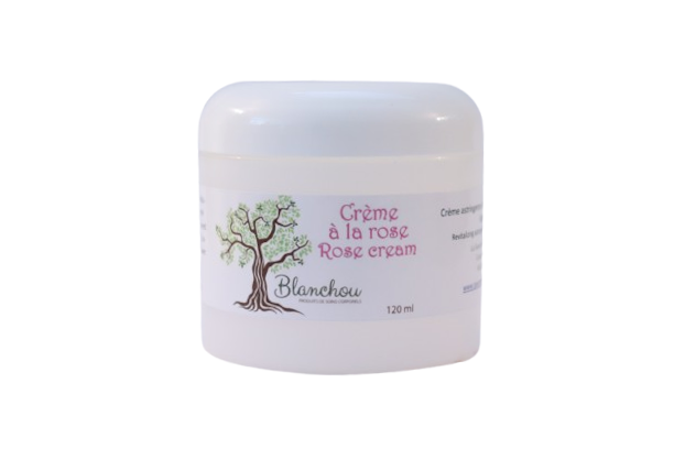 Crème à l'huile essentielle de rose 120ml