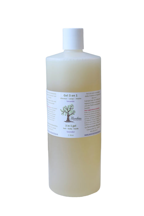 Gel 3 en 1 - lavande - 1 litre