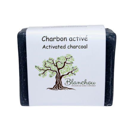 savon artisanal fait main au charbon activé