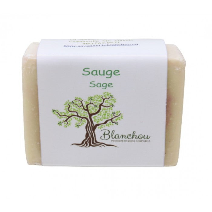 Savon à l'huile essentielle de sauge biologique